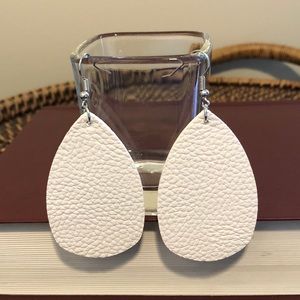 Vegan Leather Earrings